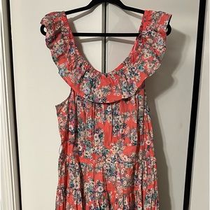 ** BRAND NEW ** Lauren Conrad floral belt long dress